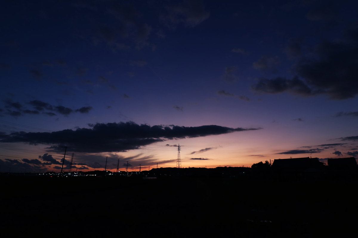 平口の夕景